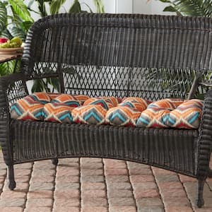 Surreal 44 in. x 17 in. Rectangle Outdoor Bench/Swing Cushion