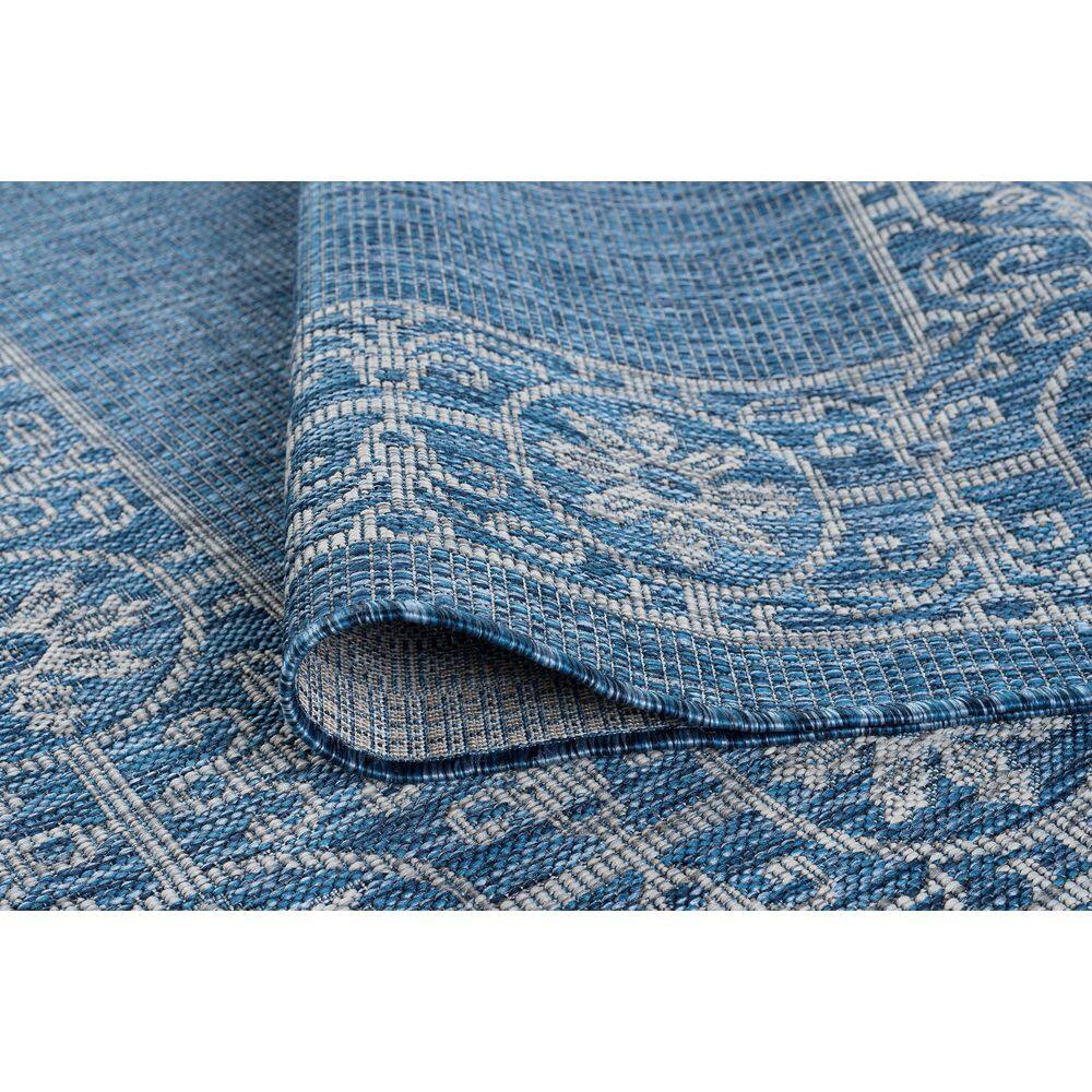 Veranda 8' x 10' Indigo Synthetic Flat Woven Rug