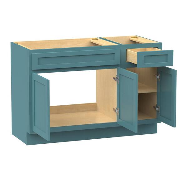 Vanity Art 48 in. W x 21 in. D x 32.5 in. H Bath Vanity Cabinet