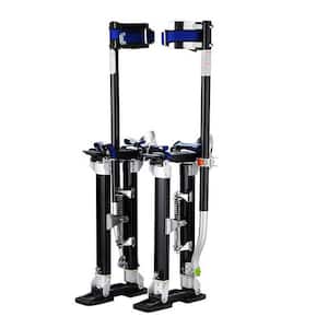 24 in. to 40 in. Adjustable Height Black Drywall Stilts