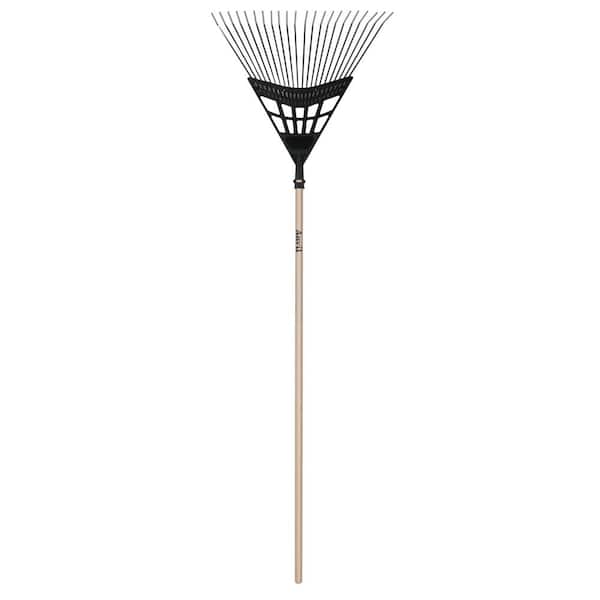Anvil Super Flex Poly Steel Leaf Rake EMP-22-HD - The Home Depot