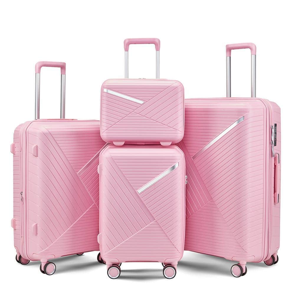 4 Piece Luggage Set With TSA-approved locks And Expandable Design