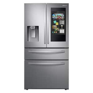 27.7 cu. ft. Family Hub 4-Door French Door Smart Refrigerator in Fingerprint Resistant Stainless Steel