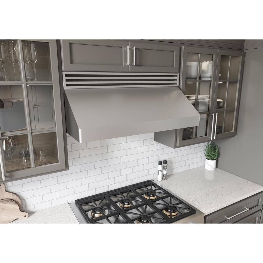 Zephyr 36" Stainless Steel Convertible Under Cabinet Range Hood