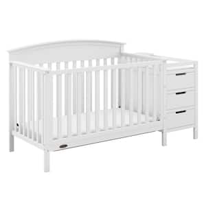 Benton White 4-in-1 Convertible Crib and Changer