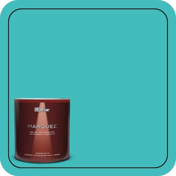 BEHR MARQUEE 1 qt. #P460-4 Lagoon Rock Matte Interior Paint & Primer