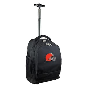 NFL Cleveland Browns 19 in. Black Wheeled Premium Backpack