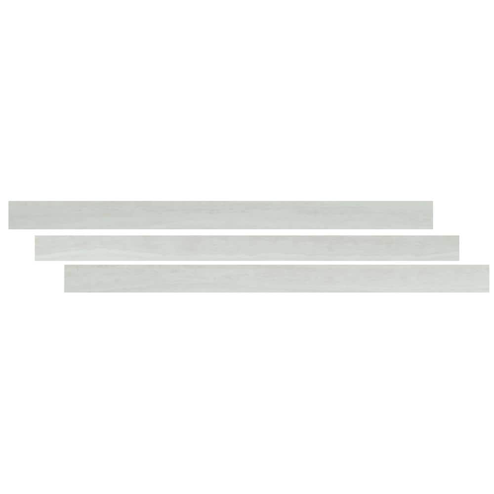 White Ocean Vinyl Quarter Round Molding, 94" Length