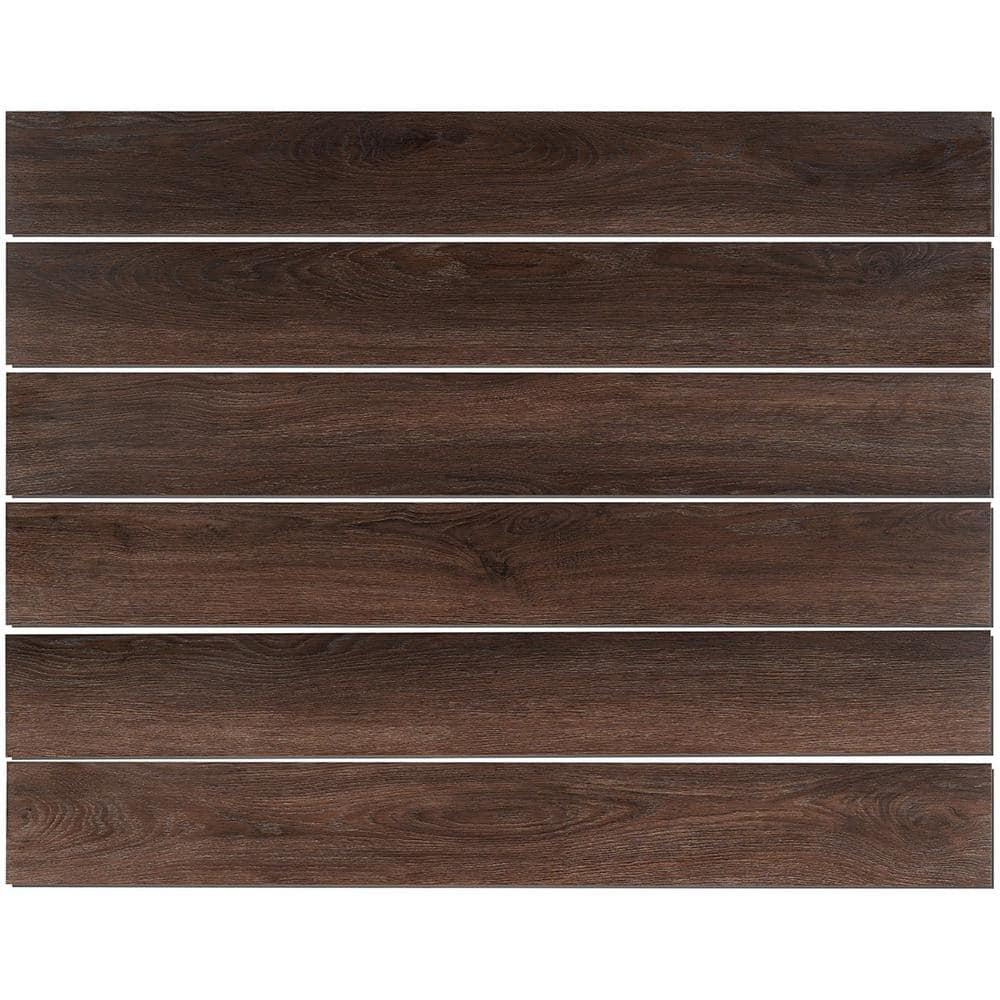 Take Home Sample - Lexington 28 mil Espresso 6.14 in. x 12 in. Click Lock Luxury Vinyl Plank Flooring price history on PriceWatchPro