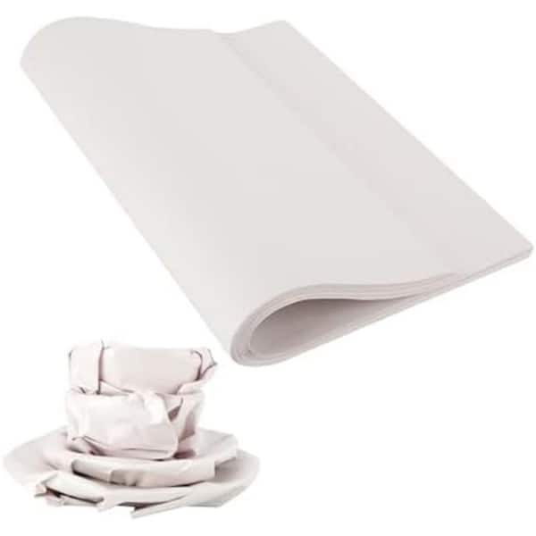 N/A 20 lb. 14 x 11 Natural Wood Pulp Packing Paper Sheets for Moving Shipping Wrapping Protecting Fragile Items 80-Sheets