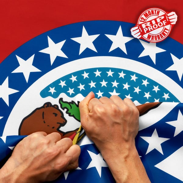 ANLEY 3 ft. x 5 ft. Polyester Rip-Proof Technology Double-Sided 3-Ply Missouri State Flag