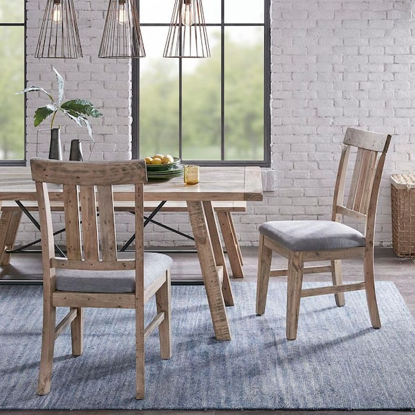 Sonoma Natural/Grey Dining Chair Set of 2