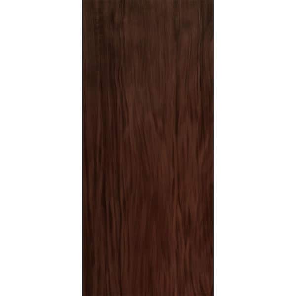 FROM PLAIN TO BEAUTIFUL IN HOURS Door Skin 0.06 in. D x 48 in. W x 84 in. L Medium Walnut PVC Glue-Up Casing (4-Pack)/112 sq. ft.