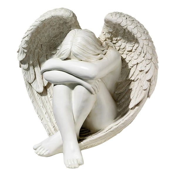 Design Toscano 12.5 in. H Serene Solitude Angel Statue