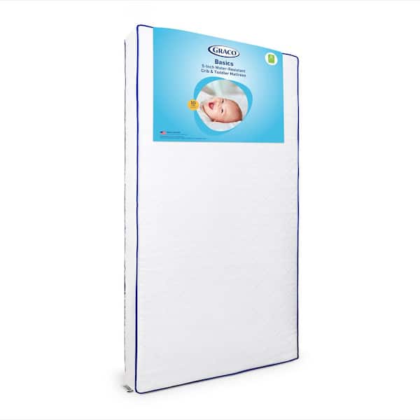 Basics 5-Inch Water-Resistant Crib and Toddler Mattress