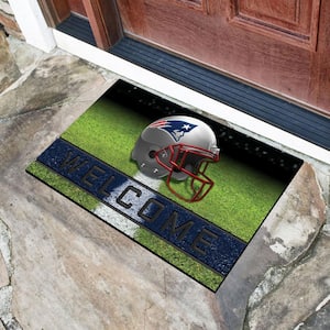 NFL - New England Patriots 18 in. x 30 in. Rubber Door Mat