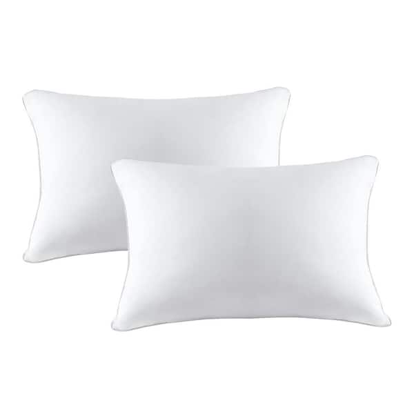 A1 Home Collections A1HC Extra Filled RDS Certified Down Feather 12 in. x 20 in. Throw Pillow Insert (Set of 2)
