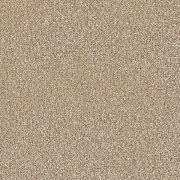 Lifeproof Blissful I - Sunny Beige - 45 oz. SD Polyester Texture Installed Carpet