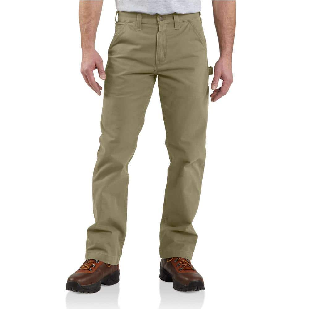 Carhartt Mens Washed Twill Relaxed Cotton Dungaree Pants Trousers