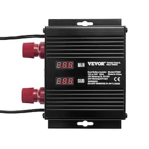 250 Amp Dual Battery Smart Isolator 12V/24V Universal VSR Voltage Sensitive Relay Battery Intelligent with LCD Screen