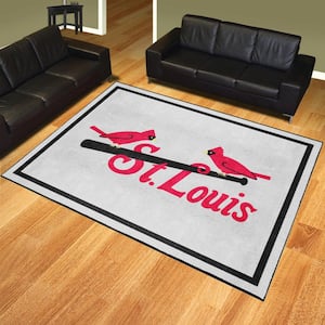 St. Louis Cardinals 8ft. x 10 ft. Plush Area Rug
