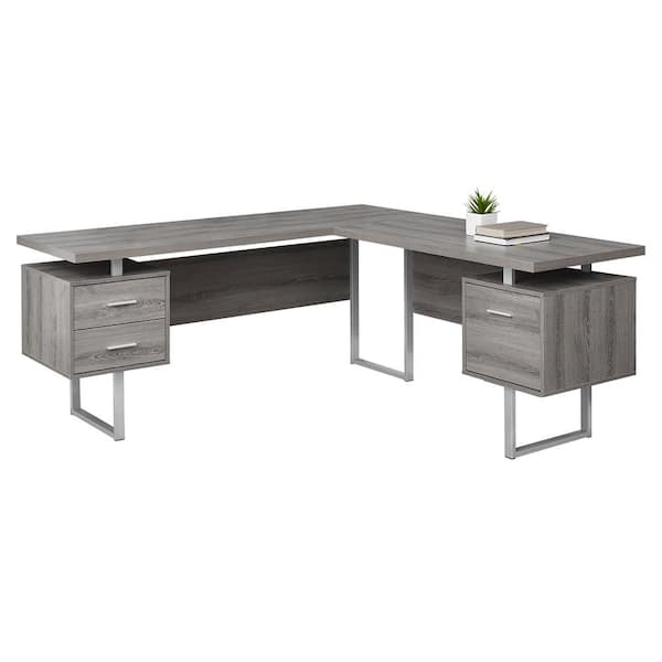 dark taupe desk