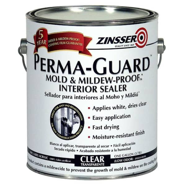 Zinsser Perma-Guard 1 gal. Clear Acrylic Mold & Mildew-Proof Interior Sealer (2-Pack)