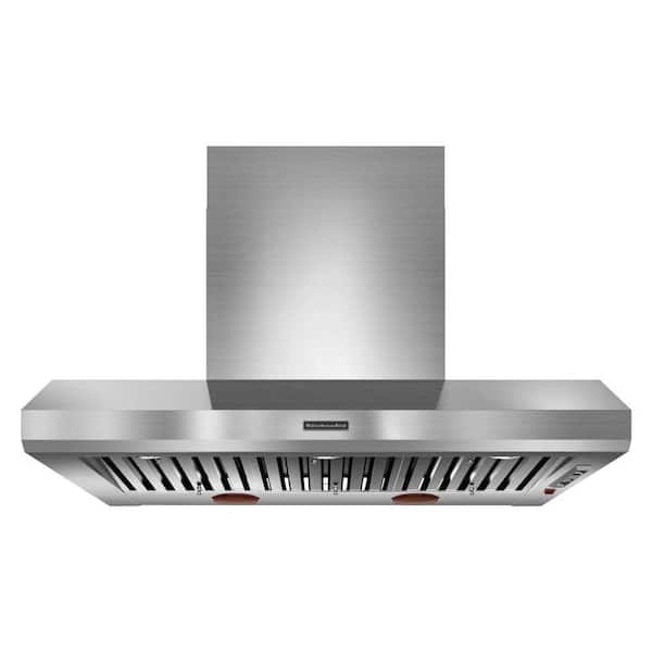 KitchenAid 48 in. Wall Mount Range Hood in Stainless Steel (Blower Sold Separately)