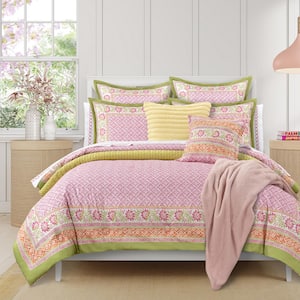 Sienna Pink Polyester Twin/Twin Xl 2-PieceComforter Set