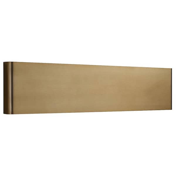 Unbranded Isabelle 24 in. Gold LED Wall Sconce
