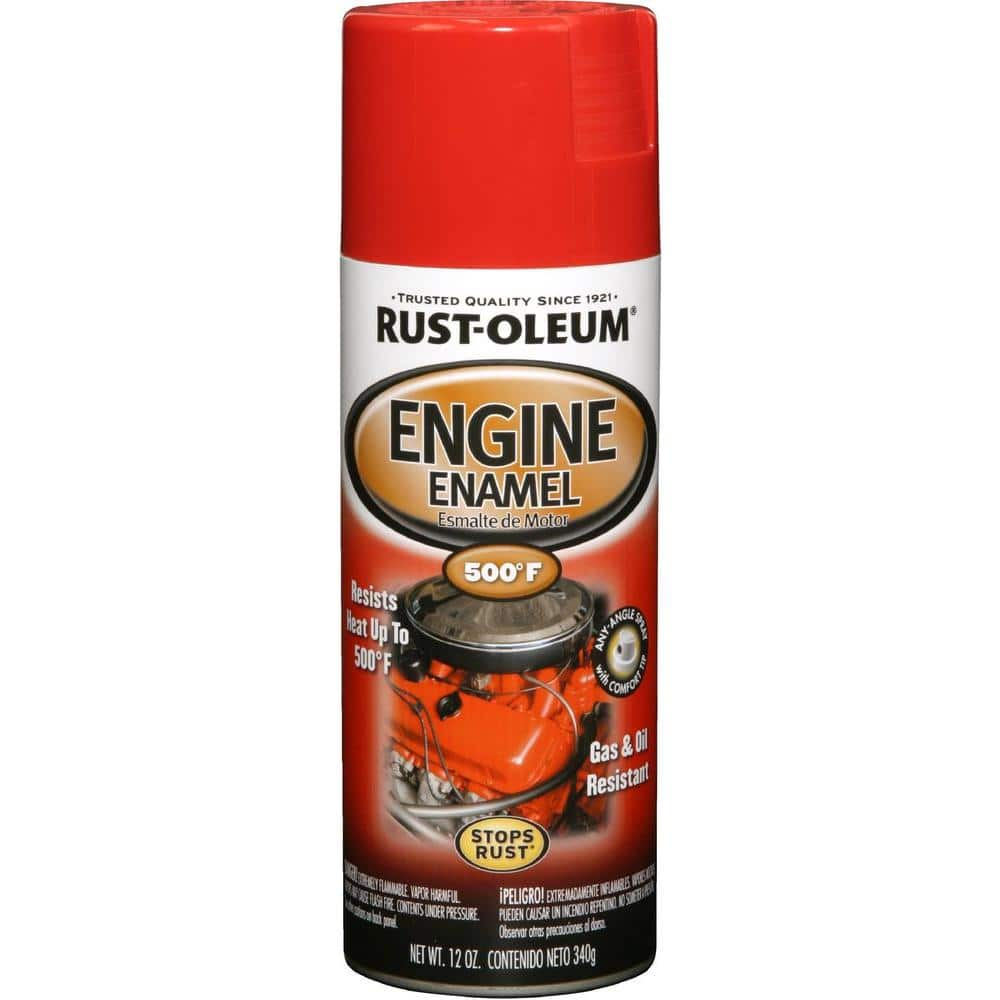 Red engine paint