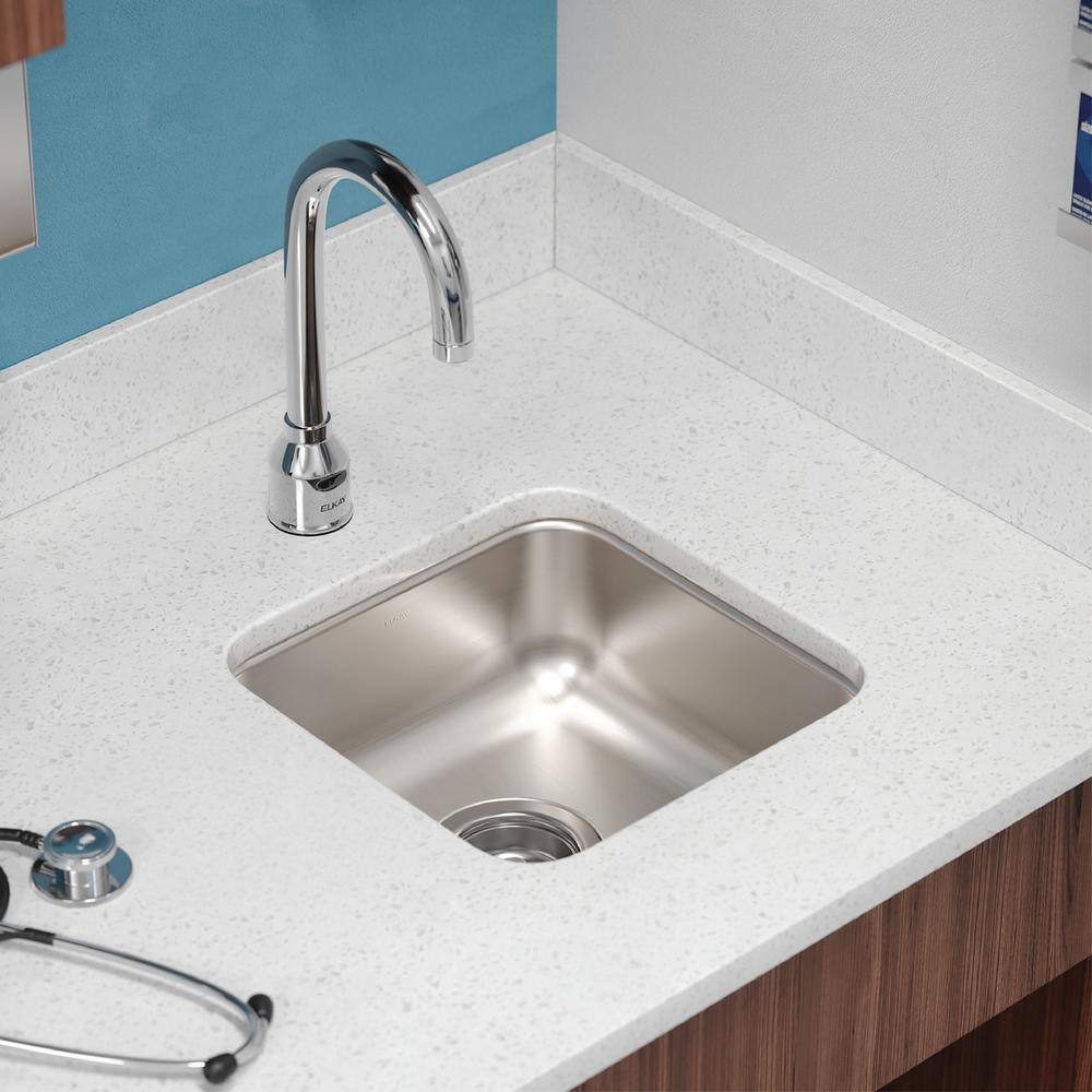 Lustertone 15" Stainless Steel Undermount Kitchen Sink