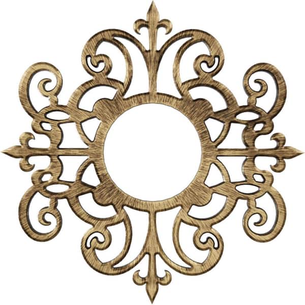 1 in. x 40 in. x 40 in. Dijon Architectural Grade PVC Pierced Ceiling Medallion