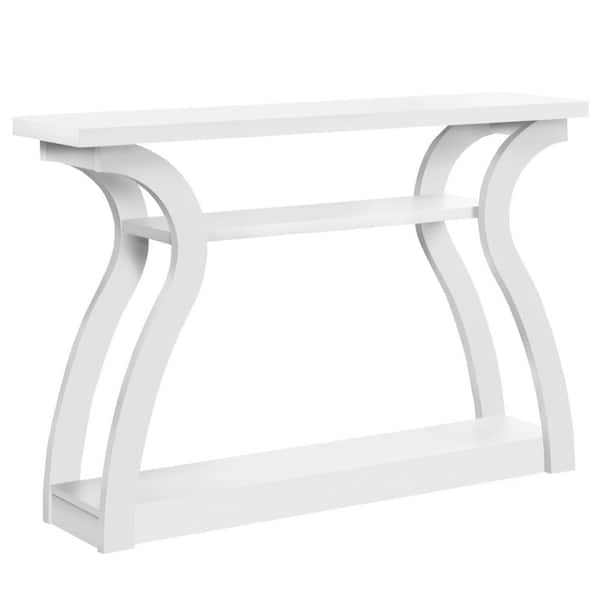 monarch accent table white