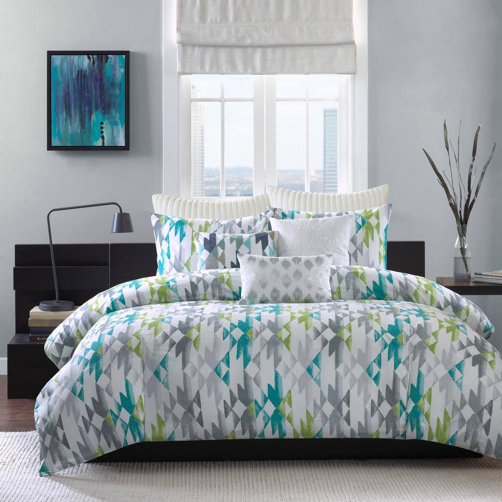 White Cotton Embroidered Euro Sham