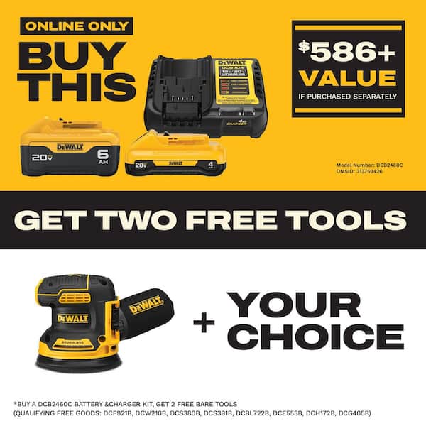 20V MAX XR Cordless Brushless 5 in. Random Orbital Sander (Tool Only)