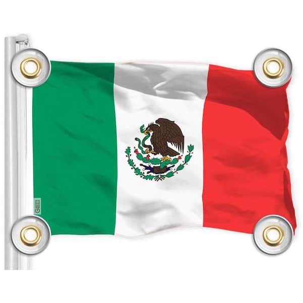 USA & Mexiko Flaggen-Banner 3x5 Fuß (ca. 90x150 Cm) – Großhandel, Mit Ösen, 100% Polyester
