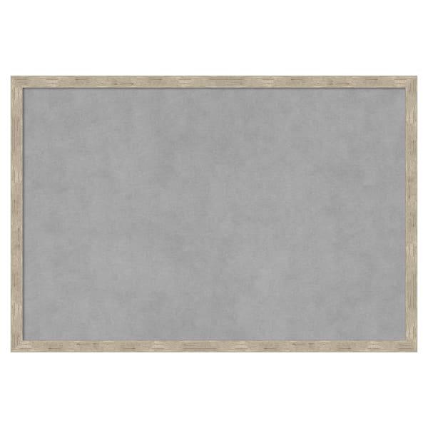 Amanti Art Imprint Pewter 25 in. x 17 in Framed Magnetic Board