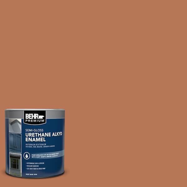 1 qt. Home Decorators Collection #HDC-AC-06 Campfire Blaze Semi-Gloss Enamel Urethane Alkyd Interior/Exterior Paint