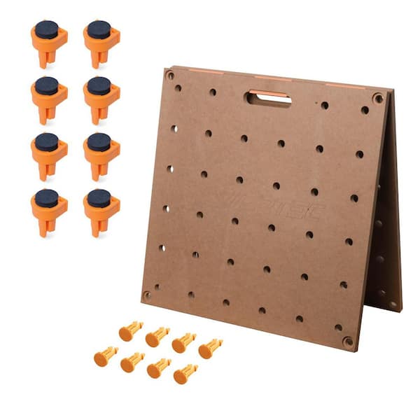 Arachni Flex 24 in. x 48 in. Foldable Workbench Tabletop with Bench Dogs for 3/4 in. Dog Holes and Quick-Insert Locks