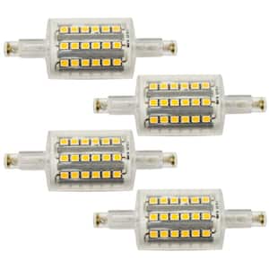 75-Watt Equivalent T3 LED Bulb Halogen Replacement Light Bulb, Double-Ended RSC Base, Non-Dimmable, Soft White (4-Pack)