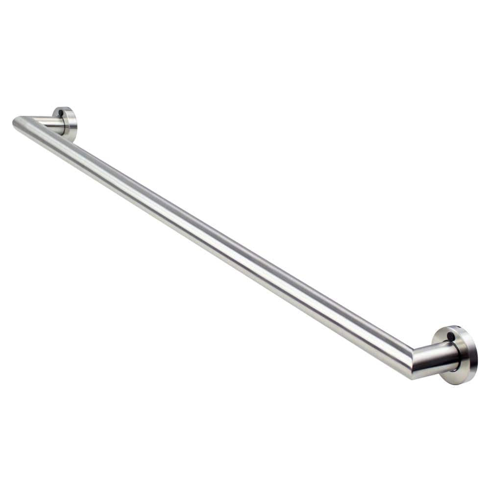 Transolid ZSeries 32 in. x 1.25 in. Concealed Screw Grab Bar in Brushed Stainless ZS32BS The