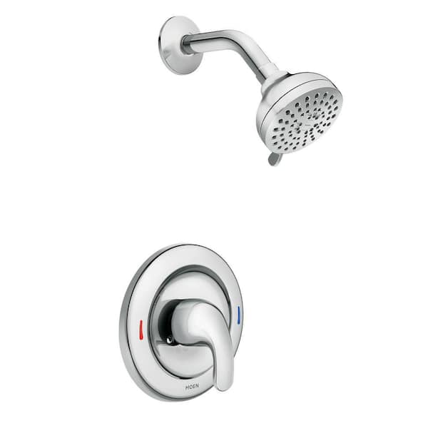 Adler 4-Spray Single Handle Shower Faucet 1.75 GPM in Chrome (Valve Included)