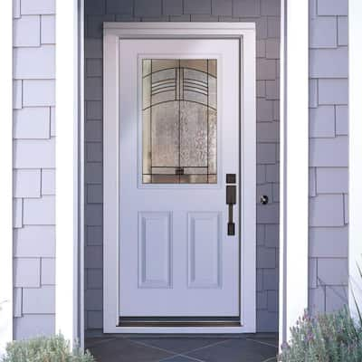 Left-Hand/Inswing - Single Door - Feather River Doors - Fiberglass ...