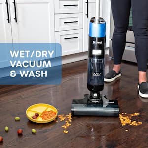 Lulu QuickClean Cordless Bagless Self-Propelled Wet/Dry Self Cleaning Vacuum Cleaner and Mop for Hard Floors and Rugs