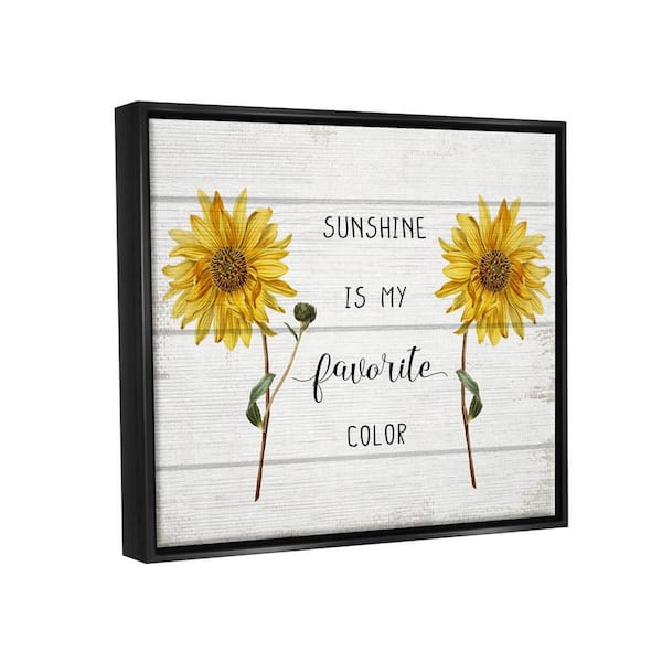 Stupell You Are My Sunshine Phrase Children's Sun Rise Canvas Wall Art - Yellow - 24 x 30