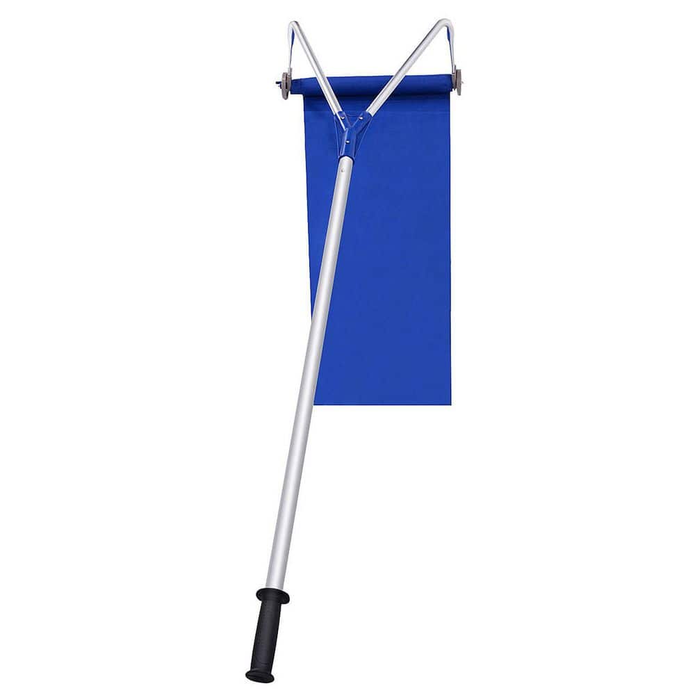 WELLFOR 240 in. Aluminum Lightweight Roof Rake Snow Removal Tool OPHGY