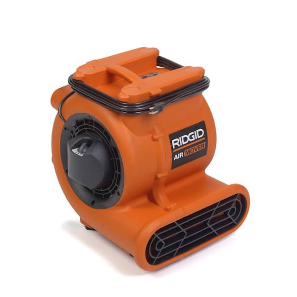 RIDGID 1625 CFM 3-Speed Blower Fan Air Mover with 3 Operating Positions for Water Damage Restoration