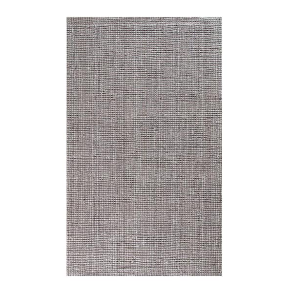 Anji Mountain Andes Gray 4 ft. x 6 ft. Jute Area Rug