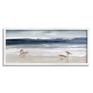 Quadro Decorativo Cadeiras Adirondack Na Praia - Stupell Home Décor 30x30cm